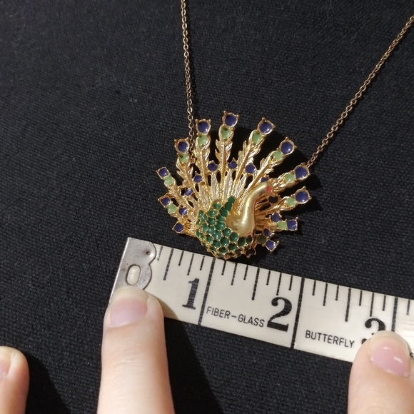 Peacock necklace - Picture 5 of 5